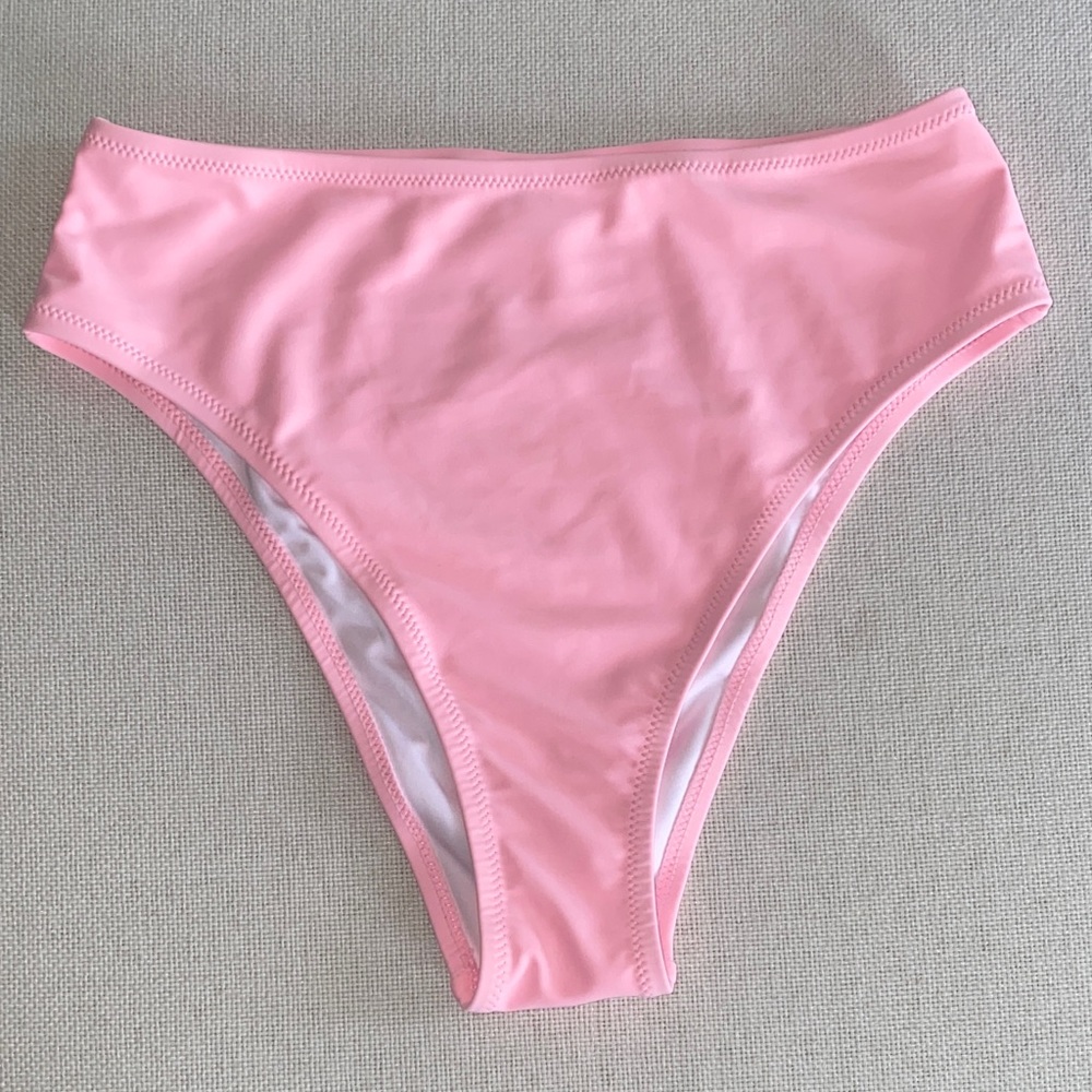 RELLECIGA Pink High Waist Bikini Bottom